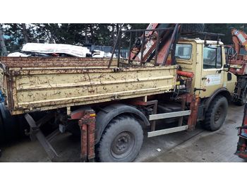 כלי רכב עירוני/ מיוחד, משאית צד נופל/ שטוחה Mercedes Unimog U1250: תמונה 2