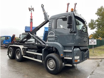 יחידת טרקטור MAN TGA 33.480 6x6 - WISSELSYSTEEM TREKKER + CONTAINERSYSTEEM AJK 20T / DOUBLE PVA TRACTEUR + PORTE CONTAINER AJK 20T - CAMION BELGE: תמונה 1