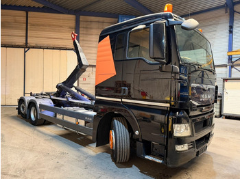 משאית הרמת וו MAN TGX 26.400 6X2 + HOOKLIFT PALIFT 20T - LIFT + STEERING AXLE - EURO 5 - SLEEPERCAB - BE TRUCK: תמונה 2