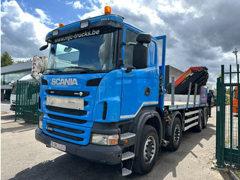משאית מנוף Scania G440 8x4 + (26.5m!) CRANE PALFINGER PK78002 SH G 8x + 1 + WINCH - PLATFORM 6m25 - MANUAL - HUB REDUCTION - STEEL SPRING - EURO 5 - BE TRUCK: תמונה 3