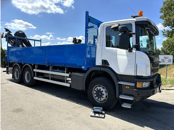 משאית צד נופל/ שטוחה SCANIA P 410