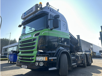משאית מנוף Scania R500 V8 6x2 + KRAN MKG HLK 231 HP (23tm) - 4x HYDR - RADIO - RETARDER - MANUAL - LIFT + STEERING AXLE: תמונה 5