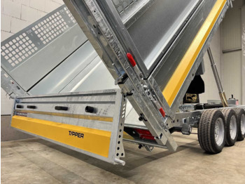חָדָשׁ קרון נגרר עם מזהיר BRIAN_JAMES Cargo Tipper 2 3-Achser Gitter Rückwärtskipper: תמונה 5