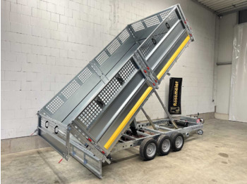 חָדָשׁ קרון נגרר עם מזהיר BRIAN_JAMES Cargo Tipper 2 3-Achser Gitter Rückwärtskipper: תמונה 2