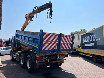 מזהיר, משאית מנוף MAN 33 FE 33.410 6X4 KRAAN + KIPPER EURO 2 BLADGEVEERD: תמונה 3