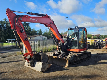 מיני מחפר KUBOTA KX080