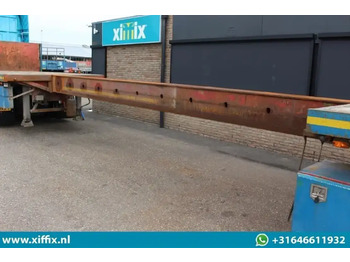 סמיטריילר צד נופל/ שטוח Floor 3-ass. Vlakke uitschuifbare oplegger / 2x gestuurd / 13907: תמונה 4