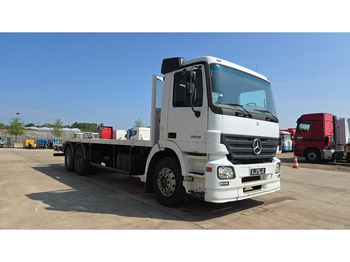 משאית צד נופל/ שטוחה Mercedes-Benz Actros 2636 (6X4 / LAMES / GRAND PONT / MP2 / STEEL SUSP. / BOITE MANUELLE / MANUAL GEARBOX / 9M CHASSIS !!!): תמונה 3