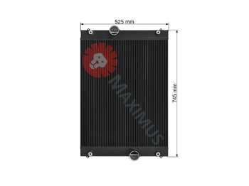 חָדָשׁ רדיאטור עבור טרקטור חקלאי CASE NEW HOLLAND MAGNUM 235 250 260 280 290 310 315 340 370 D150C D180C: תמונה 3