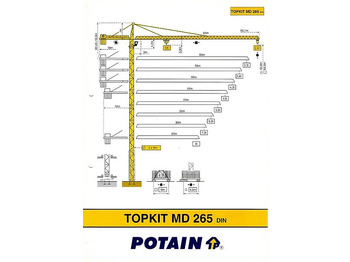 עגורן מגדל POTAIN