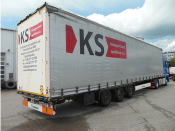 סמיטריילר עם וילונות צד KRONE SD
