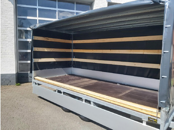 קרון נגרר עם וילונות צד Anssems Hochlader PSX - S 3000 405x178x30cm 180cm Hochplane grau (XL) 3000kg Aktion: תמונה 2