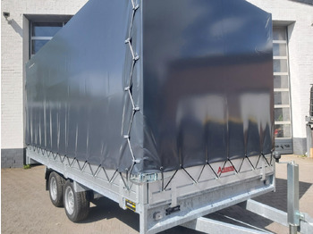 קרון נגרר עם וילונות צד Anssems Hochlader PSX - S 3000 405x178x30cm 180cm Hochplane grau (XL) 3000kg Aktion: תמונה 3
