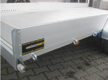 קרון נגרר בהובלה אוטומטית Anssems Transporter AMT 2500 407x180x18cm Aluboden Alurampen Seilwinde 2500kg online: תמונה 4