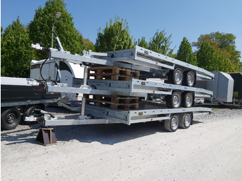 קרון נגרר צד נופל/ שטוח CARAX-2 3000 Multitransporter 440x207cm Aluboden Auffahrrampen 3000kg Winter Aktion: תמונה 3