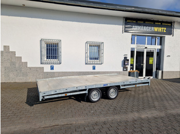קרון נגרר צד נופל/ שטוח CARAX-2 3000 Multitransporter 440x207cm Aluboden Auffahrrampen 3000kg Winter Aktion: תמונה 2