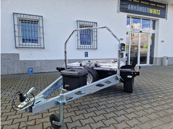 נגרר לאופנוע Motorradanhänger Motocamp 1 750 quer 200x107cm Motorrad Roller Fahrrad black 750kg: תמונה 2
