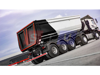 חָדָשׁ סמיטריילר עם מזהיר STU 3 AXLE TIPPER TRAILER / 3 ESSİEUX REMORQUE BENNE: תמונה 2