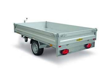 חָדָשׁ קרון נגרר עם מזהיר Humbaur HUK 182715 Heckkipper 1,8 t. 2680 x 1500 x 300mm: תמונה 3