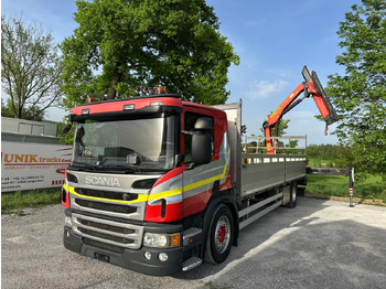 משאית צד נופל/ שטוחה SCANIA P 410