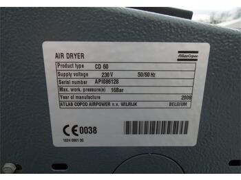 הַחכָּרָה Atlas Copco OSUSZACZ ADSORPCYJNY CD 60 3,60M3/MIN 2008R  Atlas Copco OSUSZACZ ADSORPCYJNY CD 60 3,60M3/MIN 2008R: תמונה 3