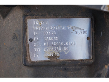 סרן אחורי עבור משאית MAN HY-1130-00 37/10: תמונה 3