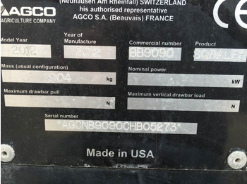 מכונת צרור מרובעת New Holland BB9090 Damaged / Skadad: תמונה 2