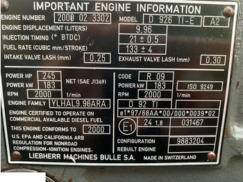 בלוק צילינדר LIEBHERR