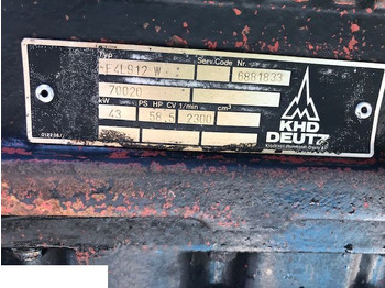מנוע וחלקים DEUTZ