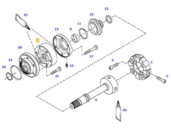 תיבת הילוכים וחלקים FENDT