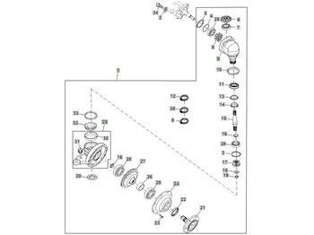מפרק היגוי JOHN DEERE