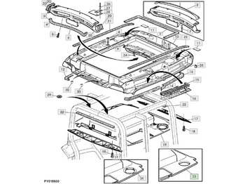 תא ופנים הרכב JOHN DEERE