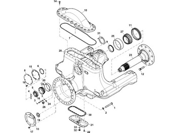 סרן וחלקים JOHN DEERE
