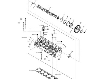 גל זיזים JOHN DEERE