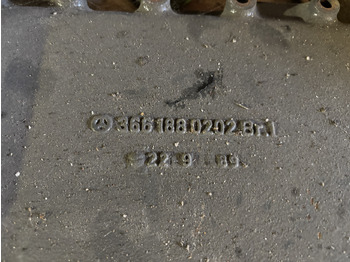 מקרר שמן עבור מכונה חקלאית Mercedes OM366 Claas - chłodnica oleju pokrywa 3661880202: תמונה 2
