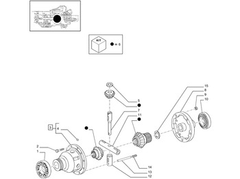 הילוך דיפרנציאלי NEW HOLLAND