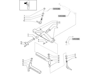 סרן קדמי NEW HOLLAND