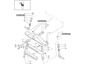 סרן קדמי NEW HOLLAND