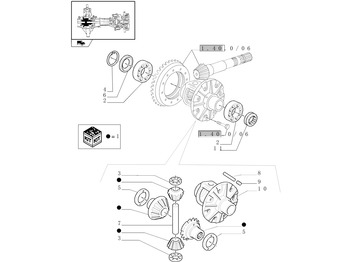 הילוך דיפרנציאלי NEW HOLLAND