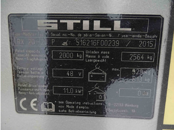 מלגזה חשמלית STILL RX20-20P: תמונה 2