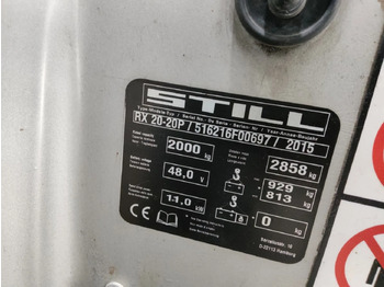 מלגזה חשמלית STILL RX20-20P: תמונה 5 מלגזה חשמלית STILL RX20-20P: תמונה 5