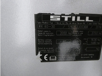 מלגזה חשמלית STILL RX60-30: תמונה 5 מלגזה חשמלית STILL RX60-30: תמונה 5