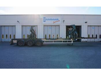 סמיטריילר מוביל מכולות/ החלפת גוף HAMMAR