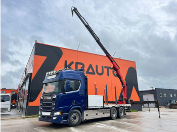 משאית צד נופל/ שטוחה SCANIA R 650