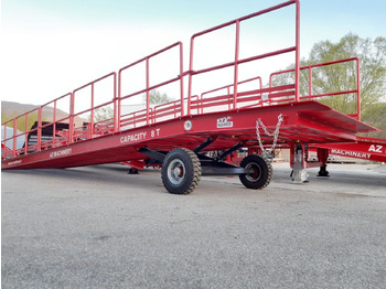 חָדָשׁ רמפת העמסה AZ RAMP-EASY XL-12-RL . Mobil Loading Ramp  WIDE With Level Off, 12 t Capacity: תמונה 2