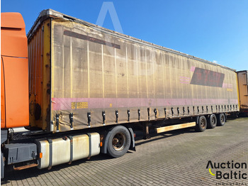 סמיטריילר עם וילונות צד KRONE SDP