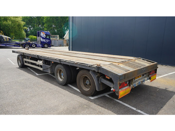 קרון נגרר צד נופל/ שטוח GS Meppel 3 AXLE FLATBED WITH TWISTLOCKS: תמונה 5