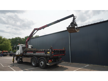משאית מנוף MAN TGM 26.290 TIPPER WITH HMF 1643 Z2 CRANE: תמונה 3