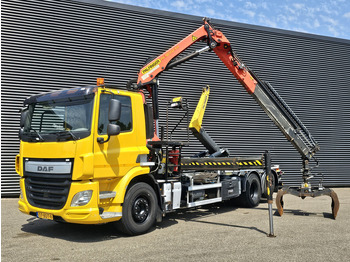 משאית הרמת וו, משאית מנוף DAF CF 330 6x2-4 / PALFINGER CRANE + HOOKLIFT: תמונה 2