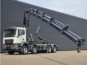 משאית הרמת וו, משאית מנוף MAN TGS 35.470 8X4 BB / HIAB CRANE + HOOKLIFT: תמונה 3